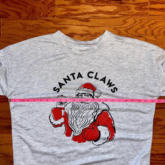 NEW Santa Claws Christmas Pullover Sweatshirt Size XL - Picture 8 of 10
